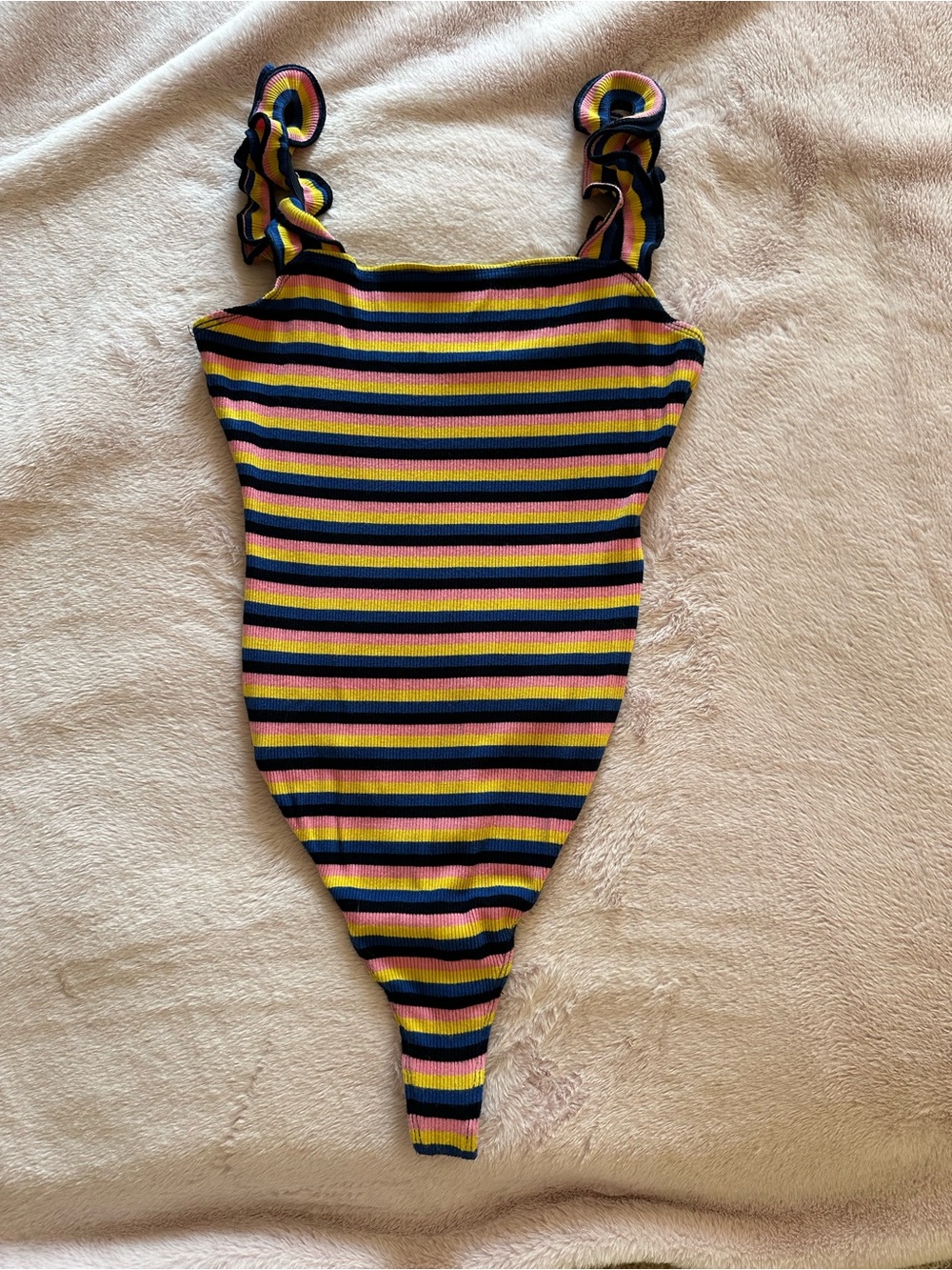 Elodie striped body suit size S